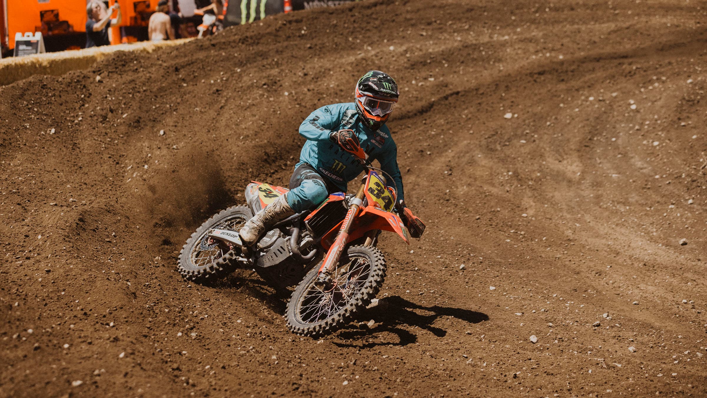Mammoth Motocross racer